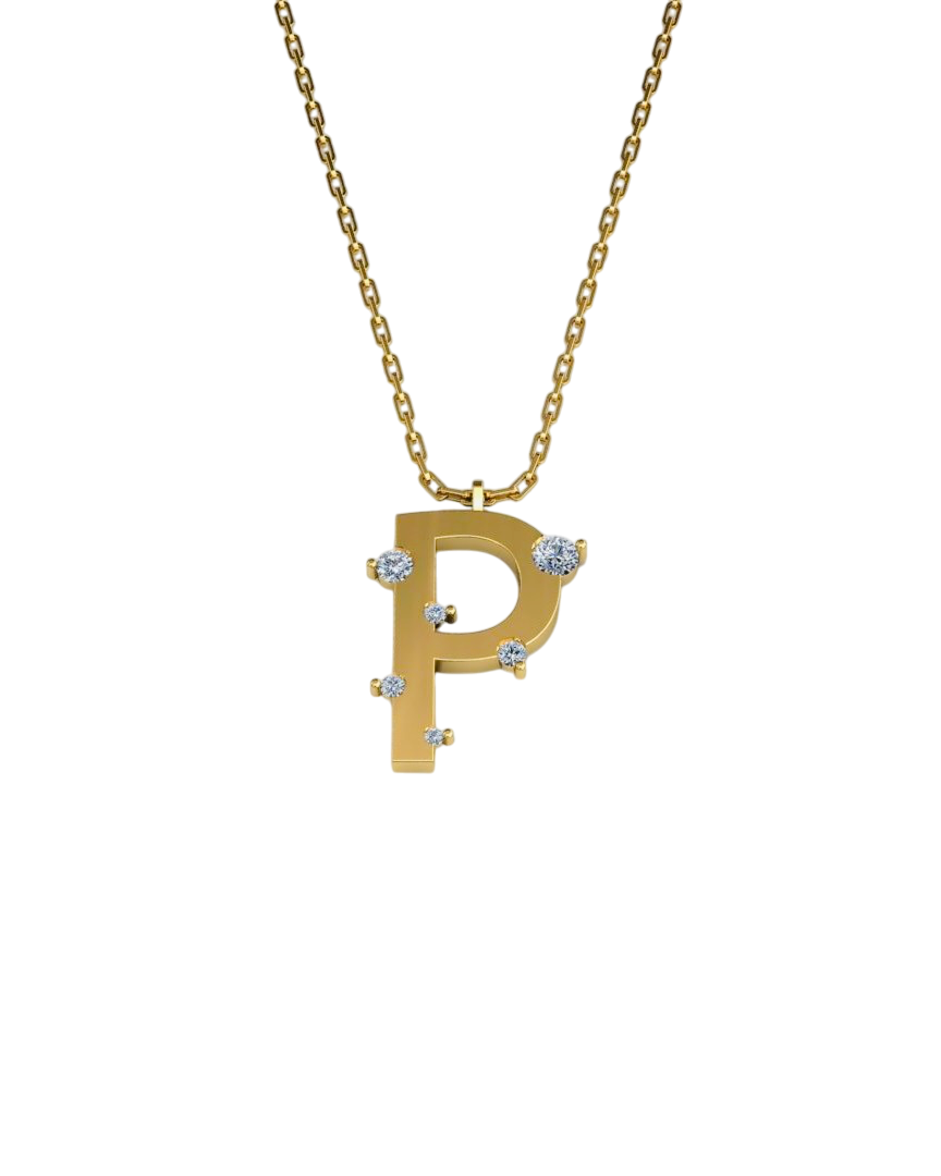 ALTINPEK P PIRLANTA HARF KOLYE